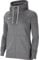 Nike CW6955 Park 20 Sudadera con Capucha para Mujer, Color Charcoal Heathr, Talla XL