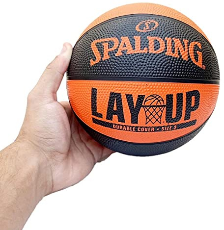 Spalding Layup TF-50 Orange/Black Sz3 Rubber Basketball