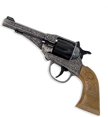 Edison Giocattoli Metall Revolver Sterling Antik Cowboy Wilder Westen Sheriff Spielzeugrevolver Pistole