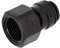 John Guest Conector recto métrico hembra 3/8 - 8 mm Tubo para instalaciones de filtración de agua y ósmosis inversa (1 unidad)