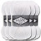 Alize 5 x 100g Superlana Maxi Türkische Premium Wolle Baumwolle und Acryl Uni Handstrickgarne | Yarn | Garn | Strickgarn Einfarbig Baby zum Häkeln Stricken Kleidung Schals (White | 55)