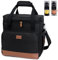 BAGSPRITE Borsa da viaggio per macchina da caffè compatibile con Keurig K-Mini o K-Mini Plus, custodia per caffè monodose con tasche multiple per capsule K-Cup, borsa portaoggetti con tracolla, grigio