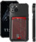 ELEVAVIDA Handyhülle für iPhone 14 schwarz transparent mit Kartenfach und Kameraschutz - stoßfeste Antishock Ecken, Schutzhülle für Apple iPhone 14 Slim case