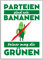Anti Grünen Aufkleber Parteien sind wie Bananen FCK Grüne Sticker