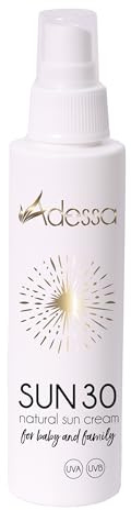 Adessa SUN 30 natural sun cream, for baby and family, 125ml BIO