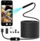 1080P HD endoskopkamera mit licht, endoskopkamera Handy, Kamera mit 8 LED-Leuchten, 5 m halbstarres Kabel, geeignet für die Inspektion von Kanal- und Abwasserrohren kompatibel Android und iPhone