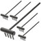 TOPPERFUN 6pièces Set De Mini Râteaux Zen Pour Décoration De Table Outils De Jardinage Miniatures Pour Aménagement Paysager Idéaux Pour Bureau Et Intérieur