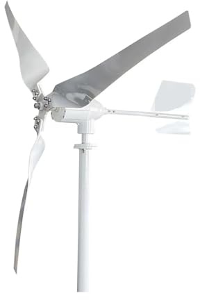 ARTGOS Molino de Viento de 5000W, turbina aerogeneradora Horizontal de Baja RPM, energía Libre, 96v, Uso doméstico de Alta eficiencia Kit De Generador EóLico (Color : Bianco, Size : 48V)