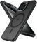 X-level iPhone 15 pro max hülle Silikon Kompatibel mit Magsafe Ultra Dünn&leicht stoßfest & kameraschutz Original Durchscheinende Matt Magnetisch Handyhülle für iPhone 15 Pro Max Case 6.7,Schwarz