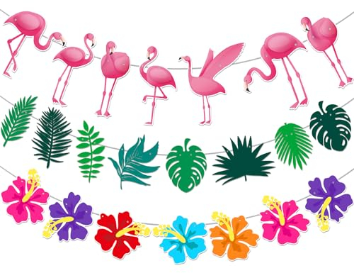Flamingo Banner Flamingo Geburtstag Banner für Flamingo Party Dekorationen Flamingo Geburtstag Dekorationen Flamingo Dekorationen Hallo Sommer Party Dekorationen