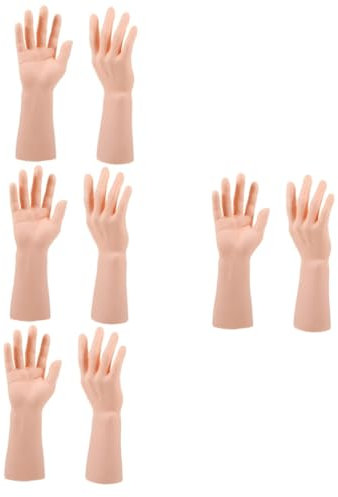Gatuida 8stücke Hand Männliches Mannequin Für Schmuckdisplay Realistische Finger Darstellung Für Ringe Und Uhren Für Ausstellungen Fotografie Und Dekoration