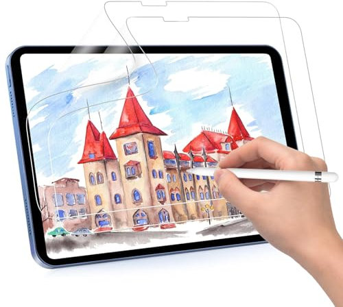 Tasnme 2-Pack Paper Screen Protector for iPad (A16) 11th Generation (11'', 2025)/ 10th Gen (10.9'', 2022), Matte PET Film for Drawing & Writing like on Paper, Screen Protector for iPad 11/10