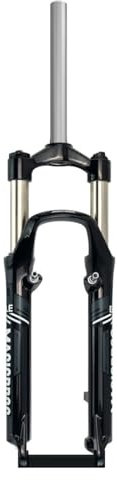 WWERTYY Forcella Ammortizzata per Mountain Bike da 26 Pollici, Escursione da 100 mm, Forcella Ammortizzata, Tubo Dritto da 1-1/8, Freno a Disco, Forcella per Bicicletta V-Brake, Attacco Q