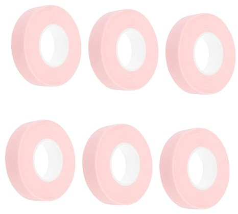 Healeved 6rollen Eyelash Extension Tape Atmungsaktive Und Isolierende Wimpernverlängerungshilfen Für Schönheitssalons Und Heimgebrauch Pinke Wimpernkleberbänder