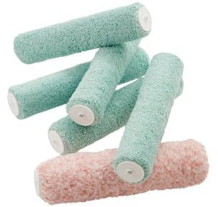 Hamilton 6 Piece 12 Mixed Pile Paint Roller Set, Medium + Long