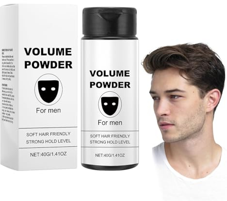 Clawrex Hårpulver, volym pulver för män, hårstylingpulver för volym och starkt stöd, matt texturpulver för alla hårtyper, hårstylingpulver med textur för män, starkt grepp