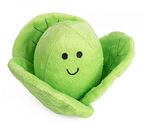 Petface Foodie Faces Fluffy Sprout Dog Toy
