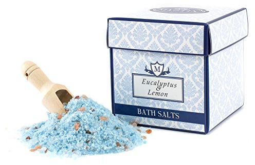 Mystix London | Ätherisches Öl Eukalyptus & Zitrone, Badesalz, 350 g, 350 g