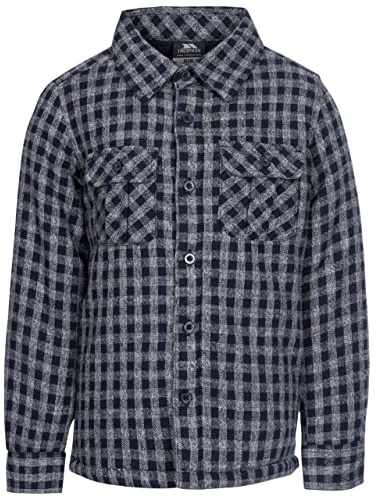 Trespass Average Gingham Boys Shirt Long Sleeve Casual Top
