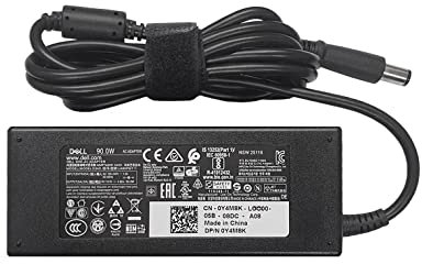 New Genuine Dell Laptop PA3E Adapter fits Part Number J62H3 0MK947 MK947 FA90PM111 LA90PM111 DA90PM111 450-18143 K8WXN 0W6KV Y4M8K Mains Power Supply Unit 90W 19.5v 4.62a Charger Pin 7.4mm x 5.0mm