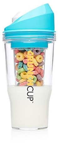 The CrunchCup - Une tasse à céréales portable - Sans cuillère. Pas de bol. C'est la céréale sur la route.