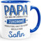Moonworks® Geschenk Tasse anpassen egal was im Leben auf dich zukommt wenigstens hast du keine hässlichen Kinder Kaffee-Becher Papa-Sohn inner-royal Keramik-Tasse