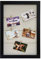 Axolia Cadre Photo 40x60 cm - Pêle mêle en bois - Tige et pince à linge en métal - Décoration Murale - Méli-Mélo - Noir