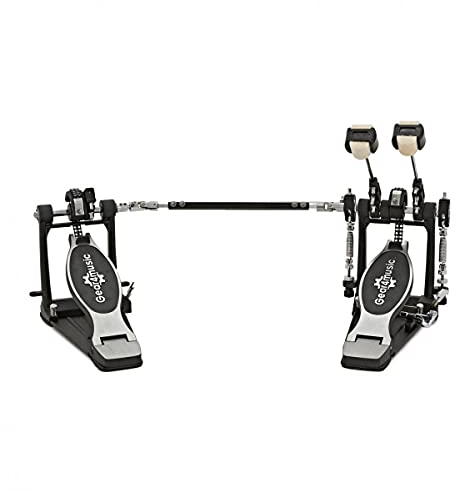 Double Bass Drum Kick Pedal von Gear4music Double Chain Drive