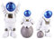 Astronauten Figur 3 Stück Spaceman Statuen Modell Astronaut Cake Toppers Kuchen Topper Geburtstag Weltraum Thema Party Geschenke Tischdeko Armaturenbrett Ornament Weihnachten Halloween Dekoration