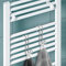 Inbagno Ganci termoarredo Bagno - Set 2 Pezzi in Acciaio, L 3,6 x H 14,5 cm, Ideali per scaldasalviette e Box Doccia