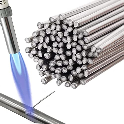 50 Stück Flussmittelkern-Aluminiumstäbe, niedrige Temperatur, leicht zu schmelzende Aluminium-Schweißstäbe