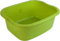 oceanevo® 11 Litres Rectangular Washing Up Bowl Lime Green Basin Mixing Sink Tidy Organizer Large Plastic Kitchen Portable Dish Washtub (Lime Green)