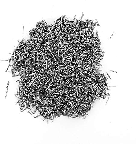 ANKROYU 0,6 Mm Edelstahl Poliernadeln, Magnetische Tumbler Polierstifte zum Polieren Kleiner Metallteile, Endstift Polier Medienstifte für Magnetbecher