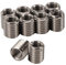 BORDSTRACT Reduziermutter mit Außengewinde, 10 Stücke M10*1.5-M12*1.5-20MM Edelstahl-Gewindereduziermutter Befestigungs-Hardware
