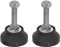 Pieds De Nivellement Pour Meubles, 2 Pcs M12 Réglables Et Rallonges De Pieds Pour Armoires, Canapés, Tables, Chaises