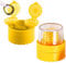 Contact Lens Washer 2pcs Portable Soft Hard Contact Lens Cleaner Contact Washer Manual Rotation Contact Lens Cleaning Container for Eyes Care