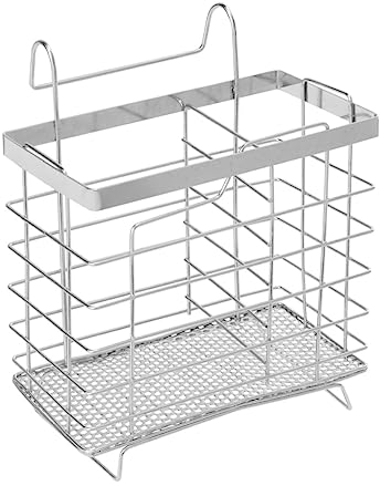 Milisten Organizador De Vajilla Cesta Escurridor De Cubiertos Escurre Cubiertos para Colgar Escurridor Tenedores Colgar Escurreplatos Cesta Porta Palillos Utensilios De Cocina Esparcidor