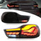 VLAND Rückleuchten Kompatibel für M4 GTS F82 F83 & 4er F32 F33 Coupe Cabrio, F36 Gran Coupe 2014-2020, Mit E-Prüfzeichen,1 Satz (Schwarz)