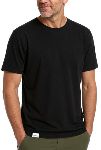 Alpenwert Merino Shirt Herren – atmungsaktives Funktions-T-Shirt aus Merinowolle für Wanderungen, Sport & Outdoor, temperaturregulierend & geruchshemmend - Made in Portugal