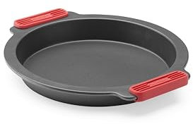 Lékué Molde Redondo Pastelería antiadherente Metálico, 28 cm