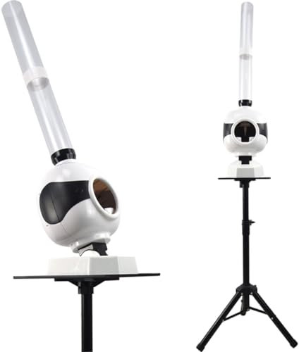 TAHALI Badminton-Serviermaschine, automatische Badminton-Servierballmaschine, Trainingsballmaschine, tragbare Badminton-Pitching-Maschine für Jugendliche, Kinder-Outdoor-Sportarten