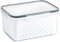 Pastoralist Fruit Storage Containers Refrigerator Organizer Bins Fridge Food Salad Container with Lid Colander 1750ml fridge storage container