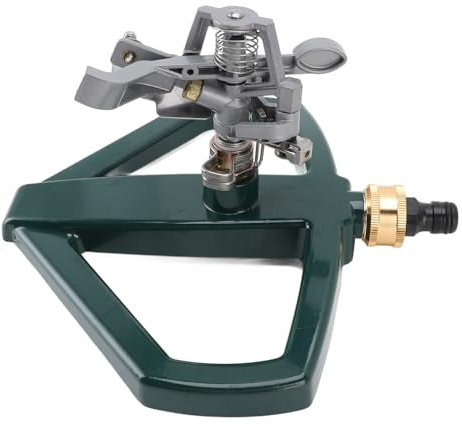 Rasensprenger Für Yard, Rasensprenger Gardena 360 Grad Drehbarer, Einstellbarer Automatischer Gartenregner Für Große Flächen Rasensprenger Große Flächen Für Große Rasenflächen (Silver)
