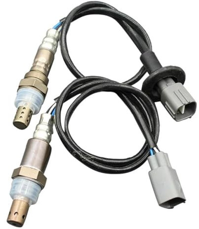 YPLVWSOYQ Lambdasonde Kat Kompatibel Mit Toyota Für Prius 1.5L 2004 2005 2006 2007 2008 2009 2 Stück Sauerstoff-O2-Sensor Oberer + Unterer O2-Lambda-Sauerstoffsensor 234-4209 89465-47070