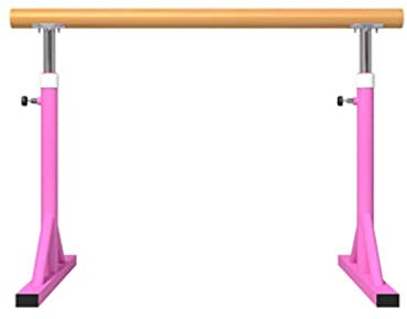 Vertikaler Tanzstock, verstellbare Landung, festes Tanztraining, Beinpresse, Ballettstange, Studio, Kinder und Erwachsene, Gymnastikausrüstung (Farbe: Weiß, Größe: 1 m)