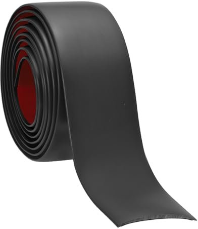 PATIKIL Striscia di Transizione Autoadesiva per Pavimenti Nastro Rivestimento in Laminato Vinilico per Unire Fessure Pavimento Porte Moquette Piastrelle, Nero (40mm x 2m)