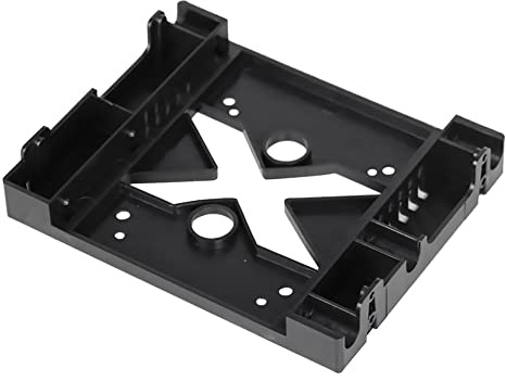 Reinscer 5.25 Optical Drive Position 2.5 Inch to 3.5 Inch SSD 8CM Fan HDD Adapter Tray Dock Hard Drive Holder for PC Enclosure