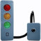 LED-Parkassistent-Alarm, Parksensor for die Garage, Einparkhilfe for die Garage, mit dreifarbiger Ampelanzeige, batteriebetrieben, Stoppschild, for Blinksignal in der Garage, Antikollisions-Prompter.