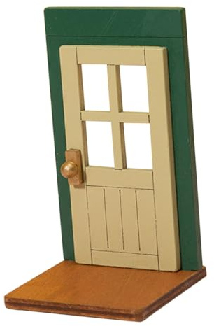 VICASKY Langlebige Mini Möbel Tür mit Realistischer Klassischer Perfektes Zubehör für DIY Miniaturmöbel und Kreative Dekoration