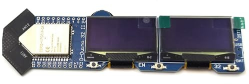 Fangxuee D-Duino-32 II Dual Screen Wi-Fi + Bluetooth + Bluetooth LE MCU Module for Smart Home